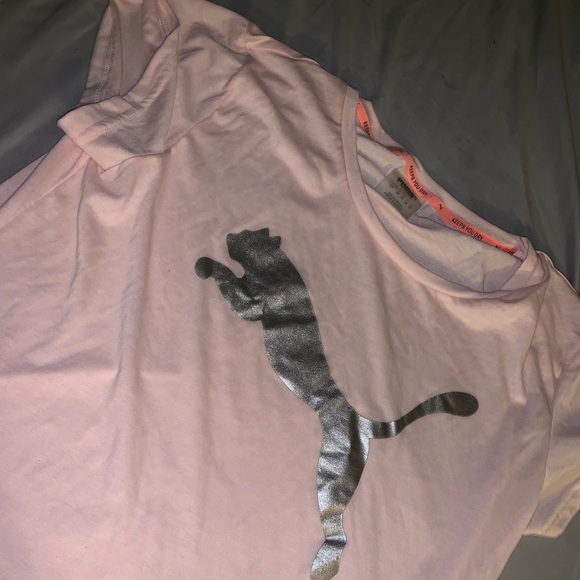 Pink Puma t-Shirt - Picture 1 of 2